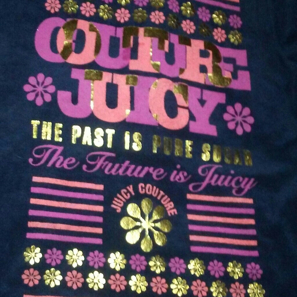 Juicy Couture Velour Hoodie size LG.